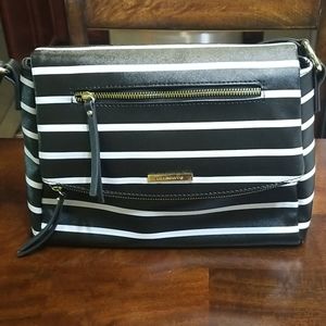 Liz Claiborne black and white purse